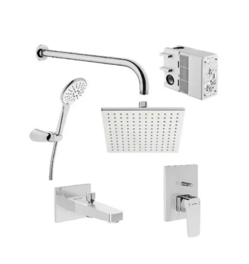 A49280 Root Square Ankastre Banyo Set (Rain Q, Snow 3F) A49280 Root Square Ankastre Banyo Set (Rain Q, Snow 3F)